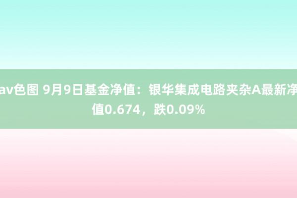 av色图 9月9日基金净值：银华集成电路夹杂A最新净值0.674，跌0.09%