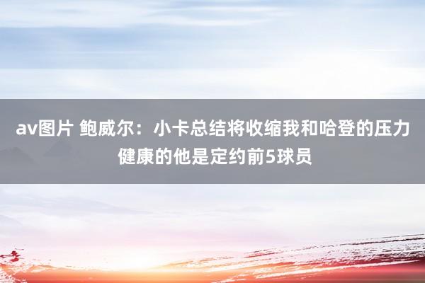 av图片 鲍威尔：小卡总结将收缩我和哈登的压力 健康的他是定约前5球员