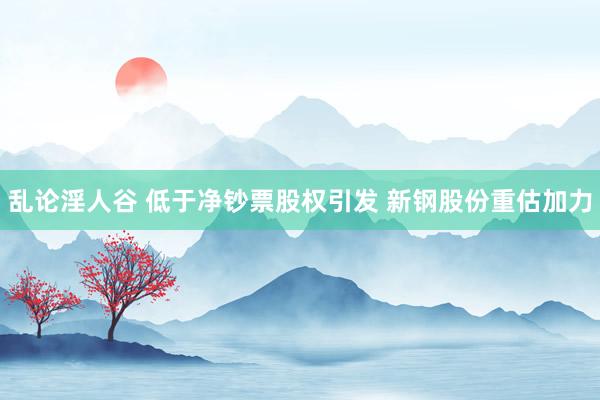 乱论淫人谷 低于净钞票股权引发 新钢股份重估加力