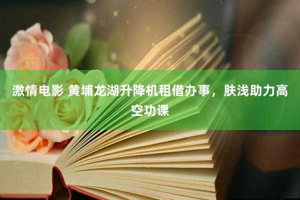 激情电影 黄埔龙湖升降机租借办事，肤浅助力高空功课