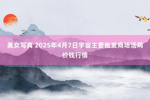 美女写真 2025年4月7日宇宙主要批发商场活鸡价钱行情