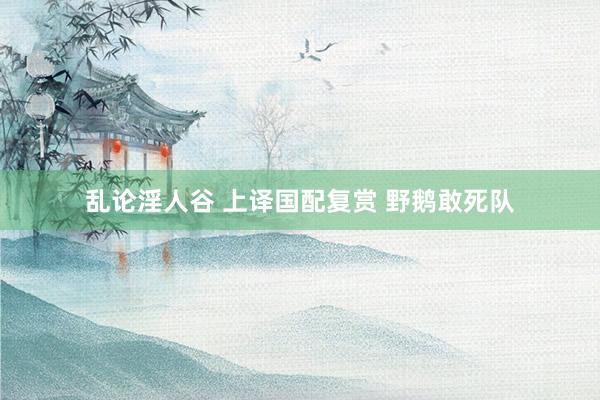 乱论淫人谷 上译国配复赏 野鹅敢死队