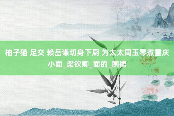 柚子猫 足交 赖岳谦切身下厨 为太太周玉琴煮重庆小面_梁钦卿_面的_围裙